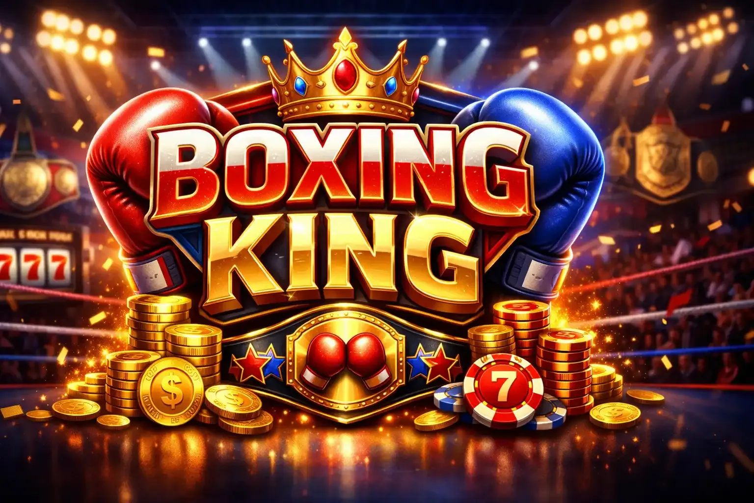 Up to 30 free spins on Boxing King